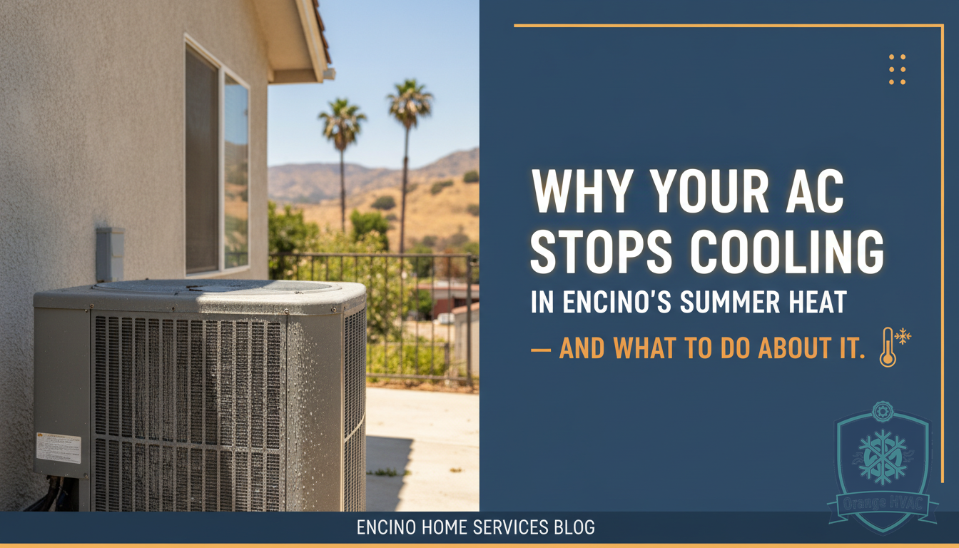 Why Your AC Stops Cooling in Encino's Summer Heat — And What to Do About It